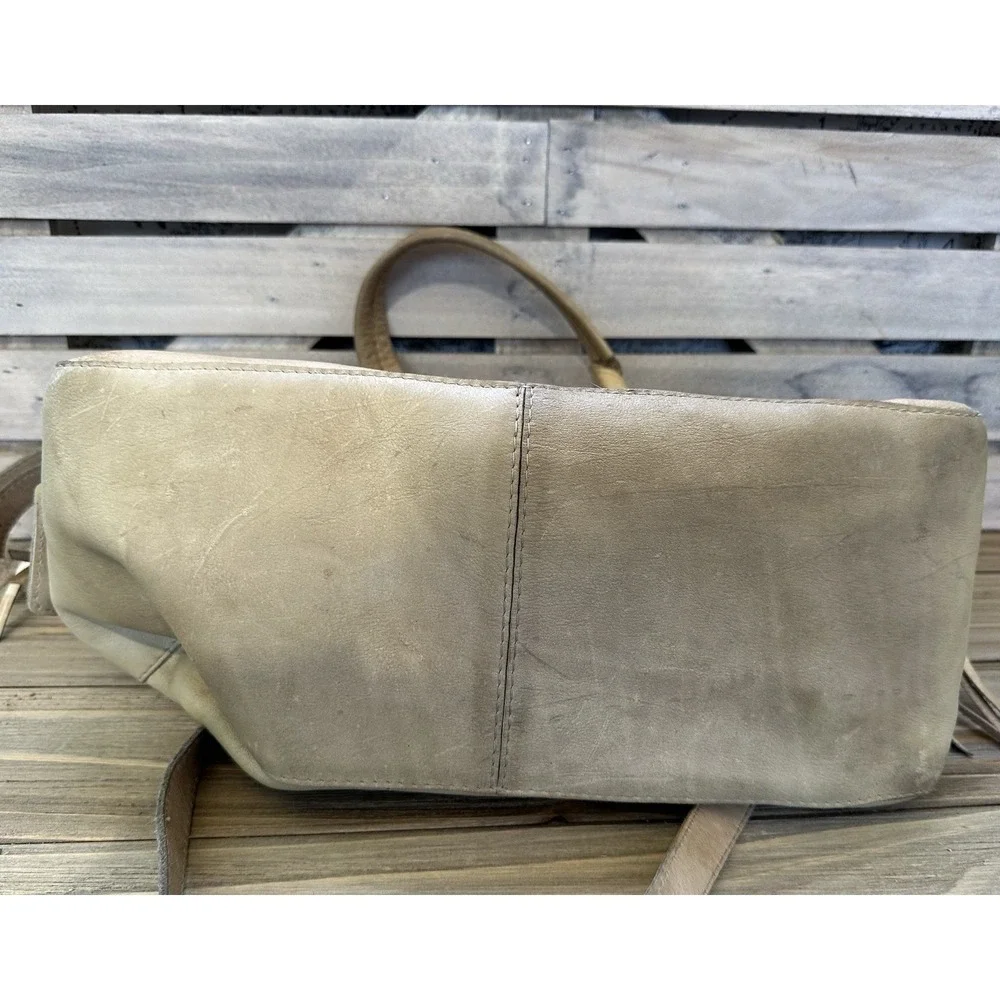 Velez Tasseled HOBO Leather Purse Artisanal Crossbody Top Handles Grunge City